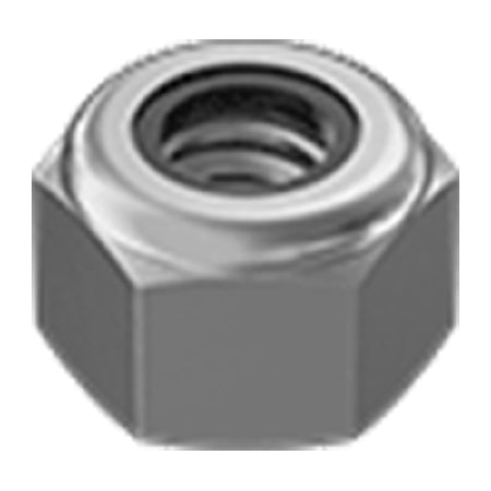 McMaster-Carr Supply Co - Low Strength Steel Nylon-Insert Locknut 8-32 Thread Size, Zinc-Plated - 90631A009