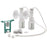Ameda Dual HygieniKit - Breast Milk Collection System with One-Hand Breast Pump Adapter For Ameda Breast Pumps - 17152