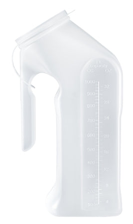 McKesson Male Urinal 1 Quart / 1000 mL With Closure Single Patient Use