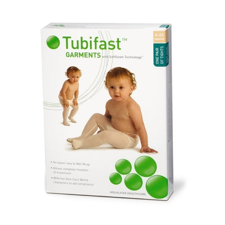 Tubifast Garment - Tubular Retainer Dressing Tights Viscose / Polyamide / Elastane Size 6 to 24 Months White Leg NonSterile - 992012
