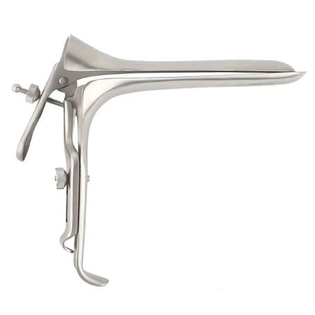 Marina Medical - Vaginal Speculum Weisman-Graves NonSterile Surgical Grade German Stainless Steel X-Long Right Side Open Reusable Without Light Source Capability - 250-604