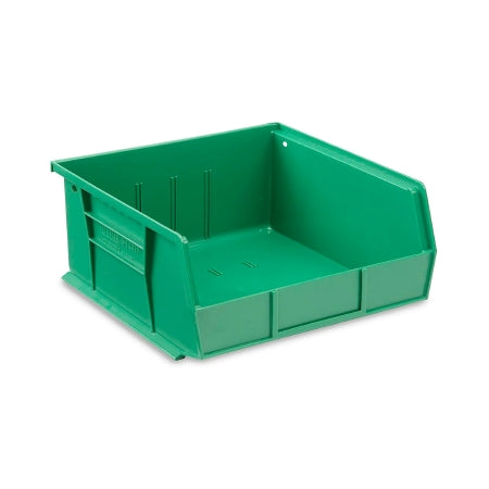 ULINE - Stackable Storage Bin Uline Green Plastic 5 X 11 X 11 Inch - S-12417G