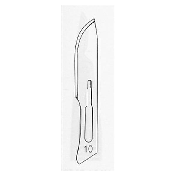 BR Surgical, Blade Surgical Scalpel #10 Carbon Steel Sterile Disposable 100/Box - BR06-11000