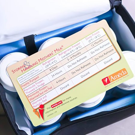 Ameda Mom's Milk - Milk Storage Guideline Card - 26001170