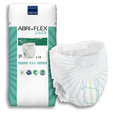 Abri-Flex Junior - Unisex Youth Absorbent Underwear Pull On with Tear Away Seams 2X-Small Disposable Moderate Absorbency - 1000018730