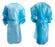 McKesson - Chemotherapy Procedure Gown Large Blue NonSterile AAMI Level 2 / ASTM D6978 Disposable - 16-54KVL