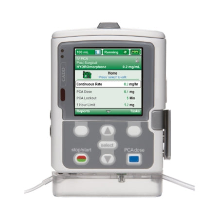 CADD-Solis VIP Blue - Used Ambulatory Infusion Pump with PharmGuard 4 Alkaline AA Batteries; AC Adapter; Rechargeable Battery Pack MDL 2120, US English 0 to 10 in 0.01 mL Increments 320 X 320 Pixel Color LCD - 21-2120-0105-01