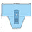 O & M Halyard Drape Cystoscopy Fenestrated 100X30X87" T-Style 20/Ca - 79545