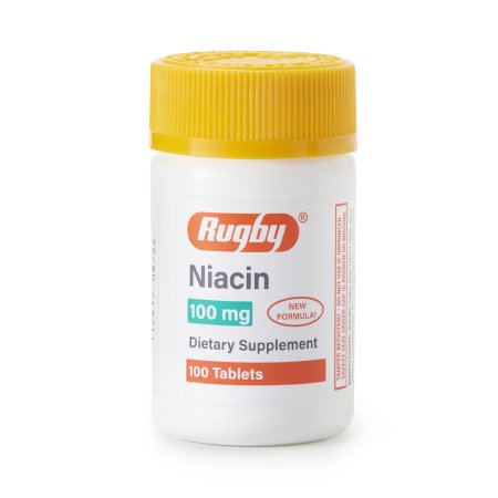 Major Pharmaceuticals - Dietary Supplement Niacin 100 mg Strength Tablet 100 per Bottle - 80681005700