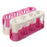 Adapt-A-Rack - Open-Sided Test Tube Rack 4 Place 5 to 50 mL Tube Size Pink / White 58 X 76 X 181 mm - 120186