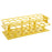 OneRack - Full Size Test Tube Rack 24 Place 15 to 50 mL Tube Size Yellow 85 X 110 X 282 mm - Heathrow Scientific - 120207
