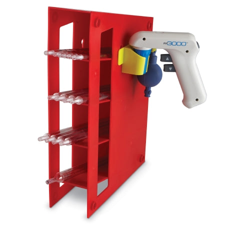 Heathrow Scientific - Pipette Rack 88 X 291 X 401 mm, Red For use with 0.1 to 50 mL Glass and Plastic Pipettes - HS20613