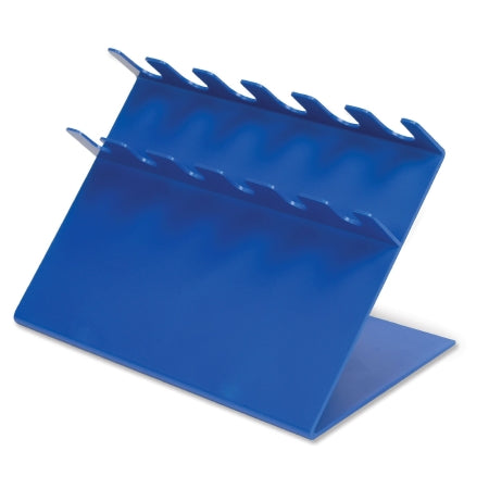 Heathrow Scientific - Pipette Stand 6 Place, Blue, 20 mm Lower Slot, 25 mm Upper Slot For use with Most Major Pipettor Brands - HS20613E
