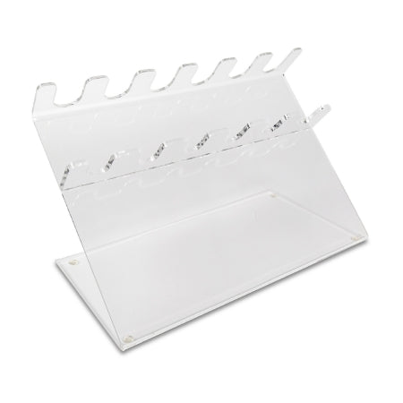 Heathrow Scientific - Pipette Stand 6 Place, Clear, 20 mm Lower Slot, 25 mm Upper Slot For use with Most Major Pipettor Brands - HS20620