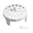Heathrow Scientific - Floating Tube Rack Microcentrifuge Tube Rack 20 Place 1.5 to 2.0 mL Tube Size White 2-4/5 Inch Height X 3-4/5 Inch Diameter - HS2134A