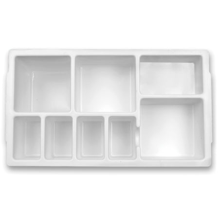 Droplet - Phlebotomy Tray Insert White For 13 mm Tube Rack - HS2201A