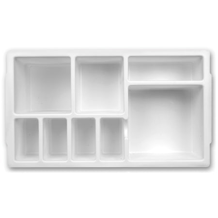 Droplet - Phlebotomy Tray Insert White For 16 mm Tube Rack - HS2201B