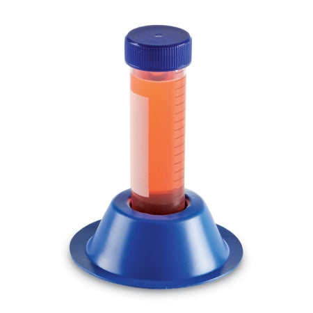 One-Well - Friction Fit Test Tube Rack Single Place 50 mL Tube Size Blue 30 X 92 mm - HS23053A