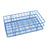 Heathrow Scientific - Wire Rack Test Tube Rack 72 Place 13 to 16 mm Tube Size Blue 2-1/2 X 5 X 9-1/3 Inch - HS23072