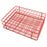 Heathrow Scientific - Wire Rack Test Tube Rack 108 Place 13 to 16 mm Tube Size Red 2-1/2 X 7-2/5 X 9-1/2 Inch - HS23108