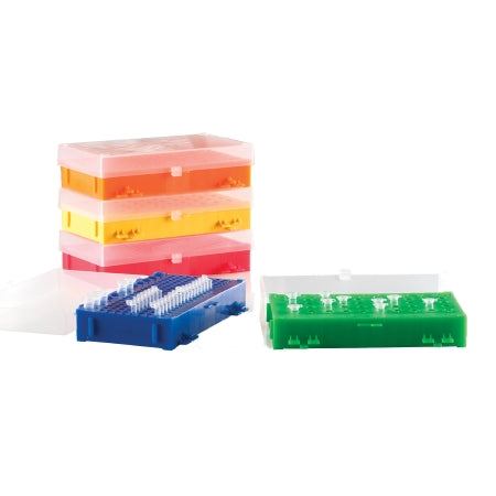 Heathrow Scientific - PCR Tube / Reversible Test Tube Rack 168 / 40 / 12 Place 0.2 / 0.5 / 1.5 to 2.0 mL Tube Size Assorted 2-1/8 X 5-1/5 X 8-1/8 Inch - HS2344A