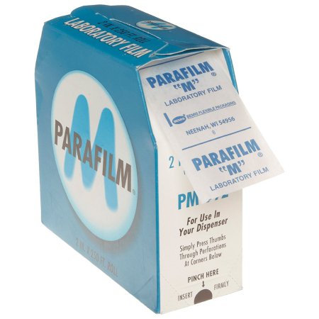 Parafilm M - Sealing Film 2 Inch Width X 250 Foot Roll Length, Natural For use with Test Tubes, Beakers, Vials, Petri Dishes, Flasks - Heathrow Scientific - HS234526A