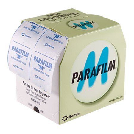 Parafilm M - Sealing Film 4 Inch Width X 125 Foot Roll Length, Natural For use with Test Tubes, Beakers, Vials, Petri Dishes, Flasks - HS234526B