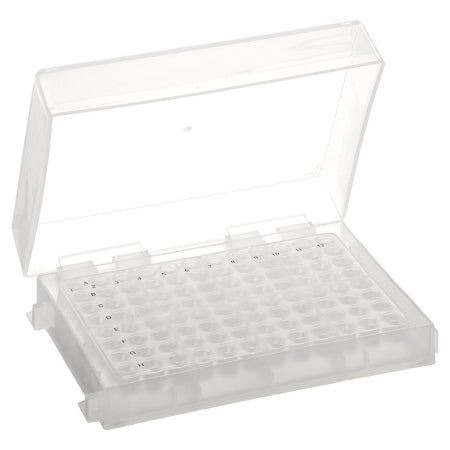 Heathrow Scientific - 96-Well / PCR Tube Microcentrifuge Tube Rack 96 Place 0.2 mL Tube Size Natural 1-1/5 X 3-7/8 X 5-1/5 Inch - HS23461B
