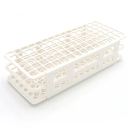 Heathrow Scientific - Fold and Snap Test Tube Rack 90 Place 5 to 10 mL Tube Size White 2-2/5 X 4-1/8 X 9-2/3 Inch - HS243073W