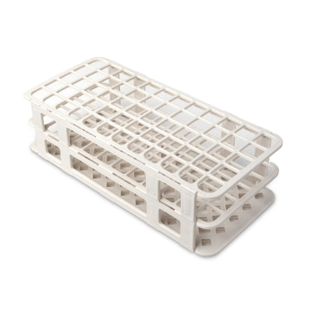 Heathrow Scientific - Fold and Snap Test Tube Rack 60 Place 5 to 15 mL Tube Size White 2-2/5 X 4-1/8 X 9-2/3 Inch - HS243077W