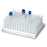 Heathrow Scientific - Peg Rack Microcentrifuge Tube Rack 96 Place 7 mL Tube Size White 69 X 82 X 126 mm - HS24312A