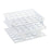 OneRack - Half Size Test Tube Rack 36 Place 5 to 10 mL Tube Size White 59 X 104 X 104 mm - Heathrow Scientific - HS27501A
