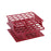 OneRack - Half Size Test Tube Rack 36 Place 5 to 10 mL Tube Size Magenta 59 X 104 X 104 mm - Heathrow Scientific - HS27501D