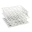 OneRack - Half Size Test Tube Rack 36 Place 5 to 10 mL Tube Size White 70 X 127 X 127 mm - HS27502A