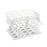 OneRack - Half Size Test Tube Rack 20 Place 10 to 18 mL Tube Size White 83 X 100 X 127 mm - Heathrow Scientific - HS27503A