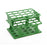 OneRack - Half Size Test Tube Rack 20 Place 10 to 18 mL Tube Size Green 83 X 100 X 127 mm - Heathrow Scientific - HS27503C