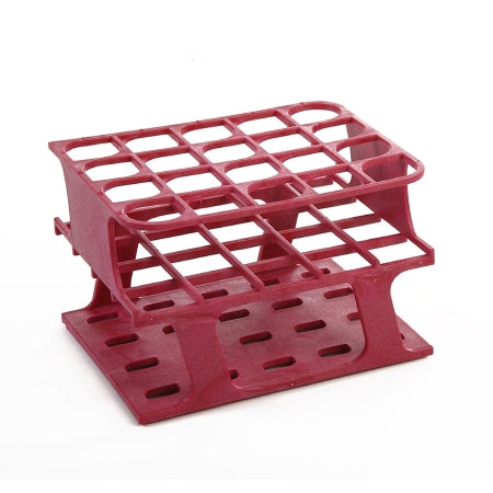 OneRack - Half Size Test Tube Rack 20 Place 10 to 18 mL Tube Size Magenta 83 X 100 X 127 mm - Heathrow Scientific - HS27503D