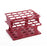 OneRack - Half Size Test Tube Rack 20 Place 10 to 18 mL Tube Size Magenta 83 X 100 X 127 mm - HS27503D