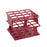 OneRack - Half Size Test Tube Rack 16 Place 10 to 18 mL Tube Size Magenta 92 X 120 X 122 mm - HS27504D
