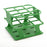 OneRack - Half Size Test Tube Rack 9 Place 15 to 50 mL Tube Size Green 85 X 110 X 110 mm - HS27505C