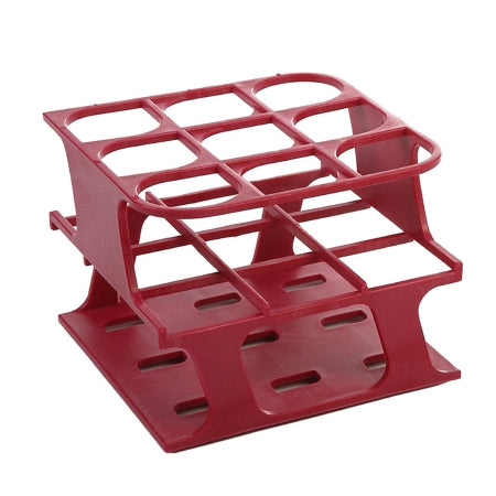 OneRack - Half Size Test Tube Rack 9 Place 15 to 50 mL Tube Size Magenta 85 X 110 X 110 mm - HS27505D