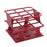 OneRack - Half Size Test Tube Rack 9 Place 15 to 50 mL Tube Size Magenta 85 X 110 X 110 mm - HS27505D