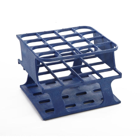 OneRack - Full Size Test Tube Rack 72 Place 5 to 10 mL Tube Size Blue 59 X 104 X 202 mm - HS27511B