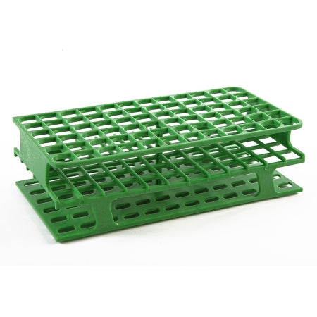 OneRack - Full Size Test Tube Rack 72 Place 5 to 10 mL Tube Size Green 59 X 104 X 202 mm - HS27511C