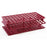 OneRack - Full Size Test Tube Rack 72 Place 5 to 10 mL Tube Size Magenta 59 X 104 X 202 mm - HS27511D