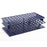 OneRack - Full Size Test Tube Rack 72 Place 5 to 10 mL Tube Size Blue 70 X 127 X 250 mm - Heathrow Scientific - HS27512B