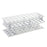 OneRack - Full Size Test Tube Rack 40 Place 10 to 18 mL Tube Size White 83 X 100 X 252 mm - HS27513A