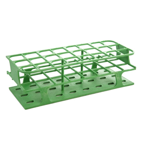 OneRack - Full Size Test Tube Rack 24 Place 15 to 50 mL Tube Size Green 85 X 110 X 282 mm - HS27515C