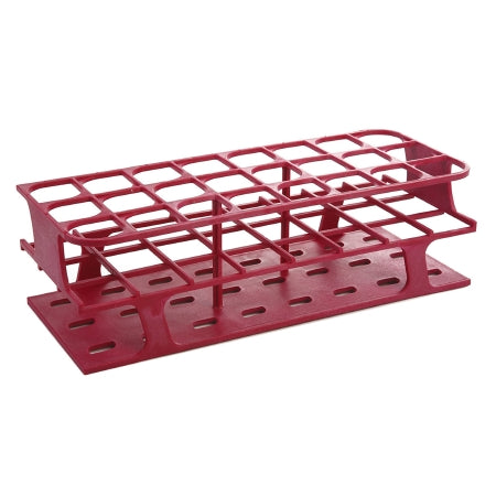 OneRack - Full Size Test Tube Rack 24 Place 15 to 50 mL Tube Size Magenta 85 X 110 X 282 mm - Heathrow Scientific - HS27515D