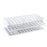 OneRack - Full Size Test Tube Rack 72 Place 5 to 10 mL Tube Size White 59 X 104 X 202 mm - HS27551A